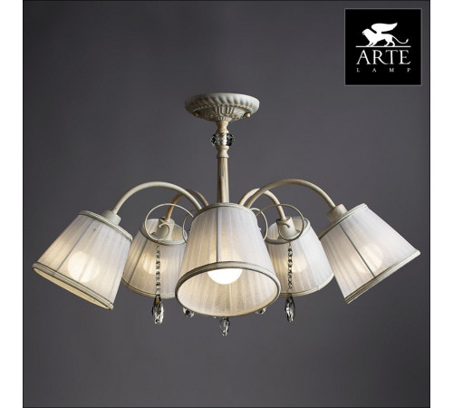 Потолочная люстра Arte Lamp Alexia A9515PL-5WG Потолочная люстра Arte Lamp Alexia A9515PL-5WG