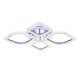 Потолочная светодиодная люстра Ambrella Light Acrylica Original FA5148