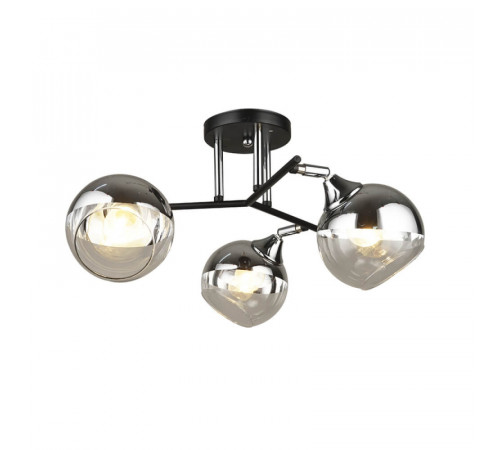 Потолочная люстра Seven Fires Prissi SF3317/3C-BK-CR Потолочная люстра Seven Fires Prissi SF3317/3C-BK-CR