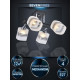 Потолочная люстра Seven Fires Shona SF3357/4C-BK-CR-WT