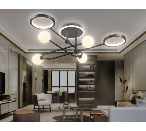 Потолочная люстра Ambrella Light Comfort LineTech FL66232 Потолочная люстра Ambrella Light Comfort LineTech FL66232