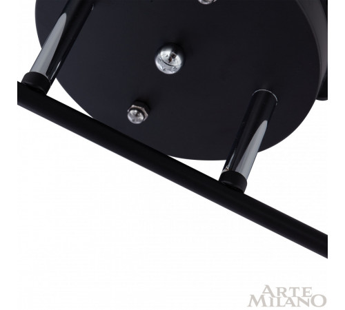 Потолочная люстра Arte Milano Amalfi 322403/5 BK+CR Потолочная люстра Arte Milano Amalfi 322403/5 BK+CR