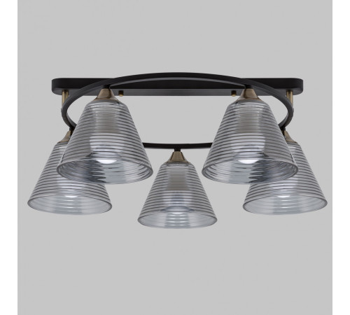 Потолочная люстра IMEX MD.5948-5-S-BK+AB Потолочная люстра IMEX MD.5948-5-S-BK+AB