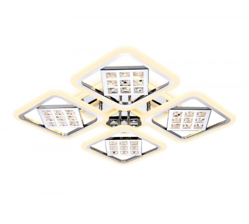Потолочная светодиодная люстра Ambrella Light Acrylica Ice FA288 Потолочная светодиодная люстра Ambrella Light Acrylica Ice FA288