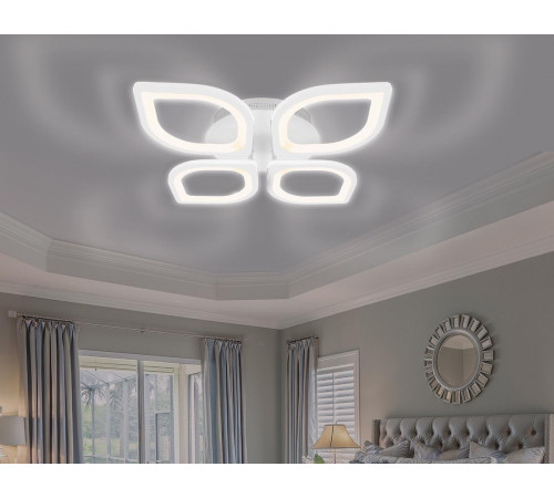 Потолочная светодиодная люстра Ambrella Light Acrylica Original FA4488 Потолочная светодиодная люстра Ambrella Light Acrylica Original FA4488