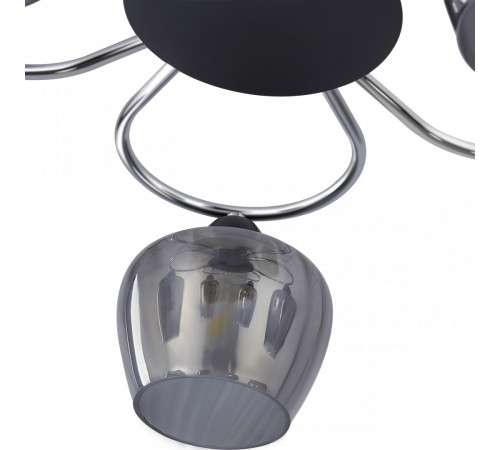 Потолочная люстра Arte Milano Amalfi 321508/5 CR+BK Потолочная люстра Arte Milano Amalfi 321508/5 CR+BK