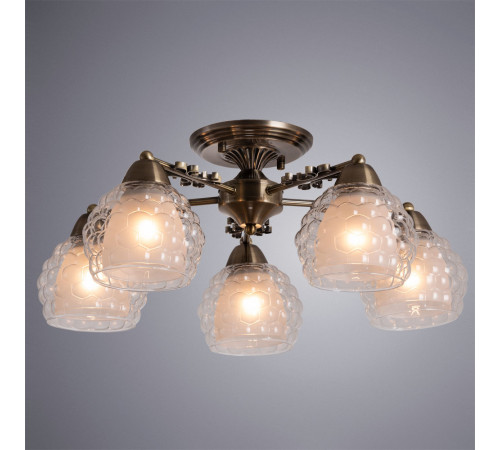 Потолочная люстра Arte Lamp Malina A7695PL-5AB Потолочная люстра Arte Lamp Malina A7695PL-5AB