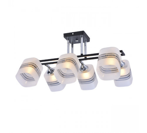 Потолочная люстра Seven Fires Shona SF3357/6C-BK-CR-WT Потолочная люстра Seven Fires Shona SF3357/6C-BK-CR-WT