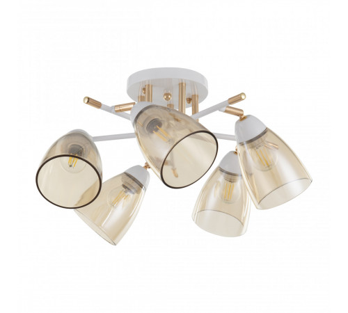 Потолочная люстра Arte Milano Amalfi 327410/5 FG+WH Потолочная люстра Arte Milano Amalfi 327410/5 FG+WH