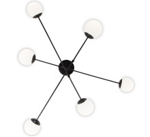 Потолочная люстра Eurosvet Netz 30181/6 черный a062214