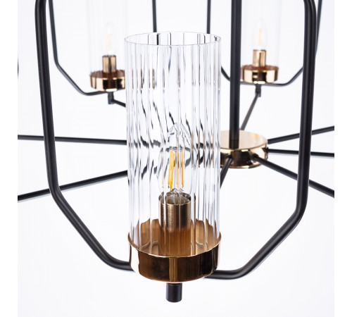 Потолочная люстра Arte Lamp Celaeno A7004PL-8BK Потолочная люстра Arte Lamp Celaeno A7004PL-8BK