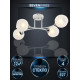 Потолочная люстра Seven Fires Greze SF3360/4C-WT-CR-WT