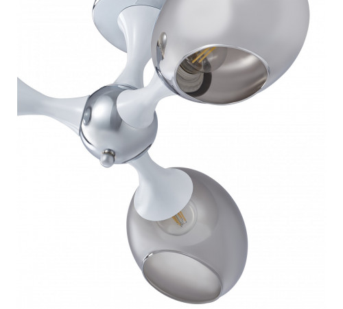 Потолочная люстра Arte Milano Napoli 329408/3 CR+WH Потолочная люстра Arte Milano Napoli 329408/3 CR+WH