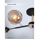 Потолочная люстра Seven Fires Linda SF3301/4C-MBK-GD