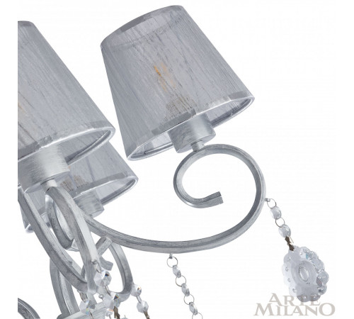 Потолочная люстра Arte Milano Amalfi 337146/5 WT+SL Потолочная люстра Arte Milano Amalfi 337146/5 WT+SL