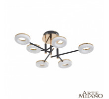 Потолочная люстра Arte Milano Ferrara 272999/6 BK/GD