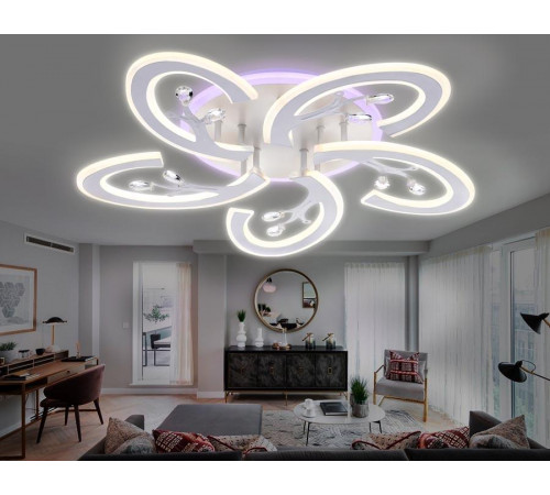 Потолочная светодиодная люстра Ambrella Light Acrylica Original FA512 Потолочная светодиодная люстра Ambrella Light Acrylica Original FA512