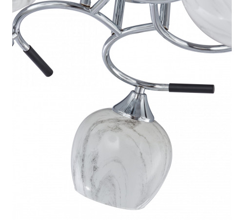 Потолочная люстра Arte Milano Amalfi 327985/3 CR+BK Потолочная люстра Arte Milano Amalfi 327985/3 CR+BK