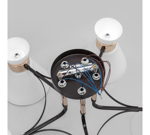 Потолочная люстра IMEX MD.5692-5-S-COFFEE+FGD