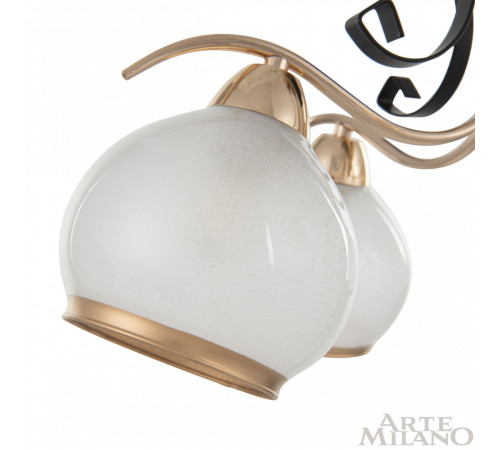 Потолочная люстра Arte Milano Amalfi 323306/5 FG+BK Потолочная люстра Arte Milano Amalfi 323306/5 FG+BK