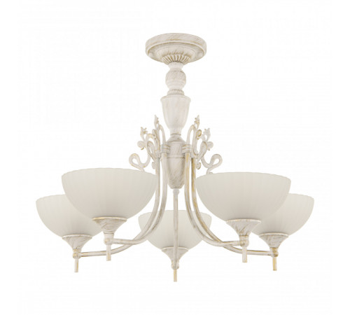 Потолочная люстра Arte Milano 340049/5 WT+G Потолочная люстра Arte Milano 340049/5 WT+G