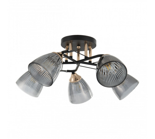 Потолочная люстра Arte Milano Amalfi 322610/5 BK+FG Потолочная люстра Arte Milano Amalfi 322610/5 BK+FG