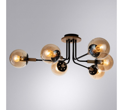 Потолочная люстра Arte Lamp Oxford A2716PL-6BK Потолочная люстра Arte Lamp Oxford A2716PL-6BK