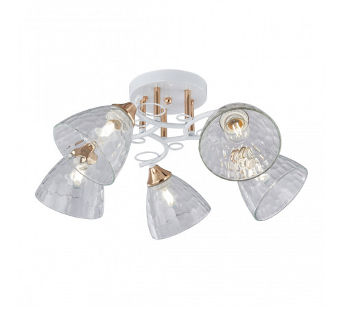 Потолочная люстра Arte Milano Amalfi 321395/5A WH+FG Потолочная люстра Arte Milano Amalfi 321395/5A WH+FG