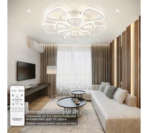 Потолочная люстра Natali Kovaltseva LED LAMPS 81127/7C Потолочная люстра Natali Kovaltseva LED LAMPS 81127/7C