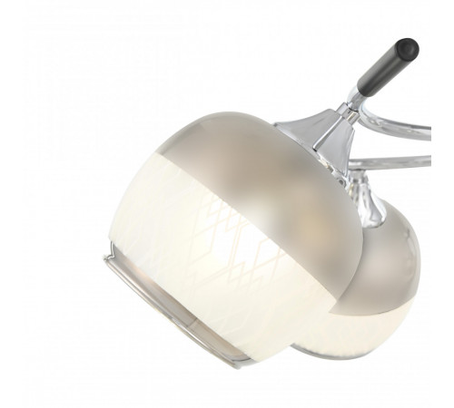 Потолочная люстра Arte Milano Amalfi 325985/3 CR+BK Потолочная люстра Arte Milano Amalfi 325985/3 CR+BK