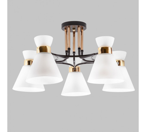 Потолочная люстра IMEX MD.5692-5-S-COFFEE+FGD