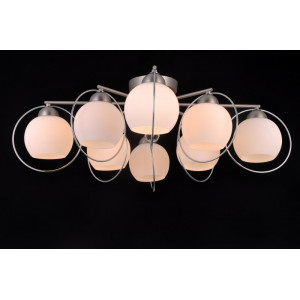 Потолочная люстра Natali Kovaltseva SPHERE II 81051-8C SATIN NICKEL