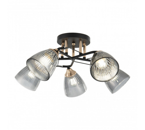 Потолочная люстра Arte Milano Amalfi 322610/5 BK+FG Потолочная люстра Arte Milano Amalfi 322610/5 BK+FG