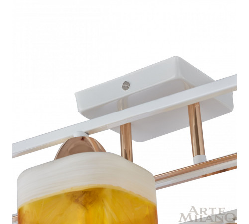 Потолочная люстра Arte Milano Amalfi 322008/4 WH+FG Потолочная люстра Arte Milano Amalfi 322008/4 WH+FG