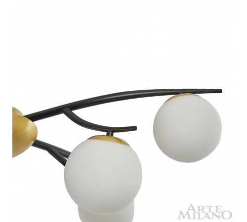 Потолочная люстра Arte Milano Neapolis 273408/9 BK/GD