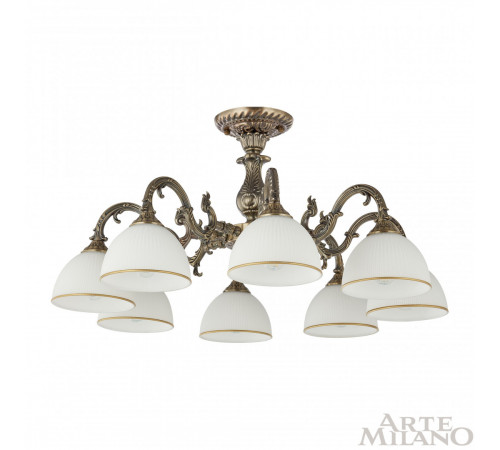 Потолочная люстра Arte Milano 346410/8 AB Потолочная люстра Arte Milano 346410/8 AB