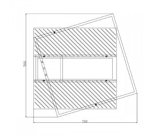 Потолочная люстра Escada Concept 10226/3LED SQUARE