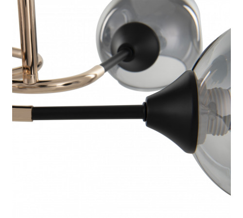 Потолочная люстра Arte Milano Amalfi 328419/5 FG+BK Потолочная люстра Arte Milano Amalfi 328419/5 FG+BK
