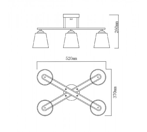 Потолочная люстра Escada Silva 1101/5PL Потолочная люстра Escada Silva 1101/5PL