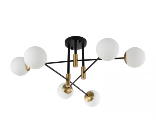 Потолочная люстра Crystal Lux Fidel FIDEL PL6 BLACK