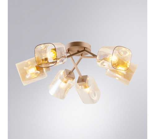 Потолочная люстра Arte Lamp Amfora A2318PL-6SG