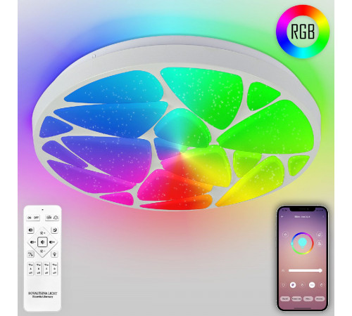 Потолочная светодиодная люстра Natali Kovaltseva Colorful RGB INNOVATION STYLE 83120