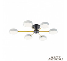 Потолочная люстра Arte Milano Ferrara 252006/6 Bk/Wh