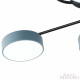 Потолочная люстра Arte Milano Ferrara 253039/4+1 Bk/Gr