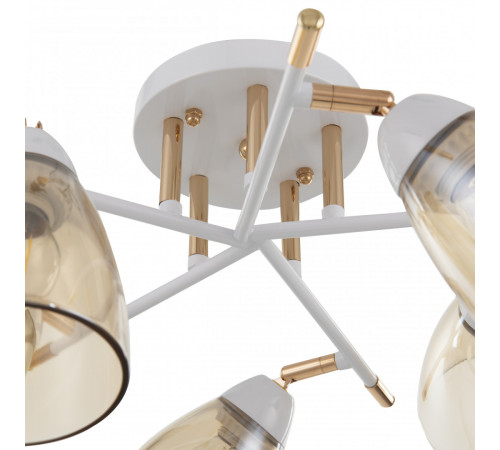 Потолочная люстра Arte Milano Amalfi 327410/5 FG+WH Потолочная люстра Arte Milano Amalfi 327410/5 FG+WH