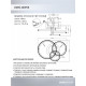 Потолочная люстра Seven Fires Sindi SF5054/4C-WT-CR-RGB
