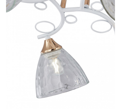 Потолочная люстра Arte Milano Amalfi 321395/5A WH+FG Потолочная люстра Arte Milano Amalfi 321395/5A WH+FG