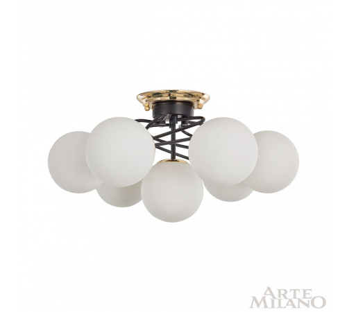 Потолочная люстра Arte Milano Neapolis 276408/6+1 BK/GD