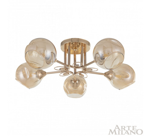 Потолочная люстра Arte Milano Amalfi 327206/5 FG Потолочная люстра Arte Milano Amalfi 327206/5 FG