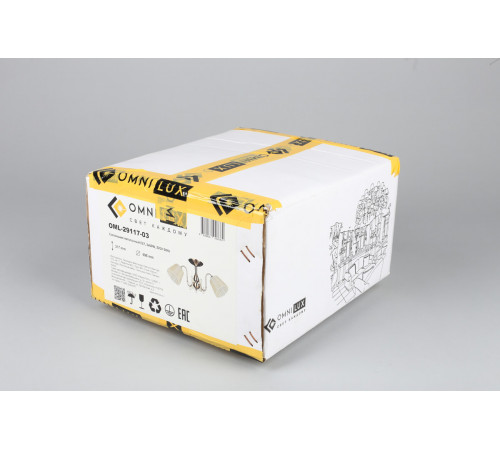Потолочная люстра Omnilux Leonessa OML-29117-03 Потолочная люстра Omnilux Leonessa OML-29117-03